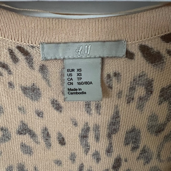 H&M Leopard Print Cardigan - Picture 3 of 4
